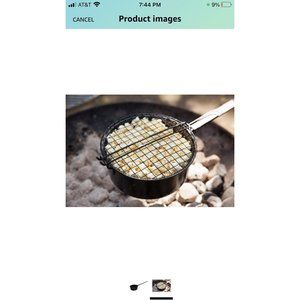 Esschert Design FF157 Fireplace Popcorn Popper